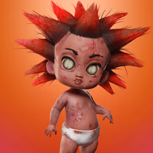 Crazy Babies Zombies #140
