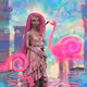 Pink spiral