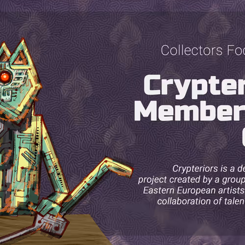 Crypteriors Secret Club Membership Cards