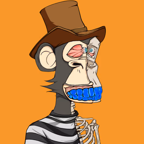 Skeleton Ape Yacht Club #1955