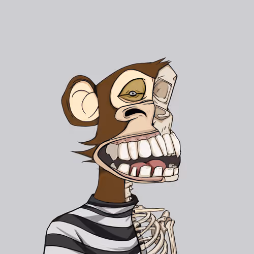 Skeleton Ape Yacht Club #1376