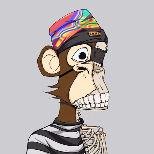 Skeleton Ape Yacht Club #1418