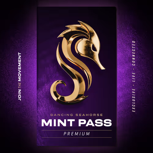 Dancing Seahorse Mint Pass