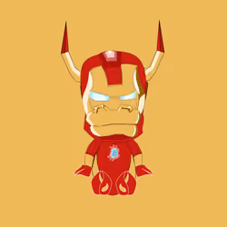 Gold Flying Iron Bull
