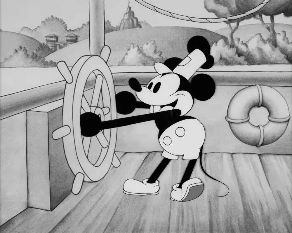 Steamboat Willie Public Domain 2024 #1951/2000