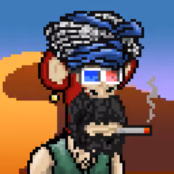 The Bored Pixel Ape Saudis #2383