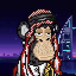 The Bored Pixel Ape Saudis #2092