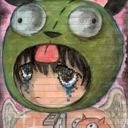 Angel☆Pixel Tears☆GIR hat☆