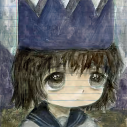 milady blue partyhat