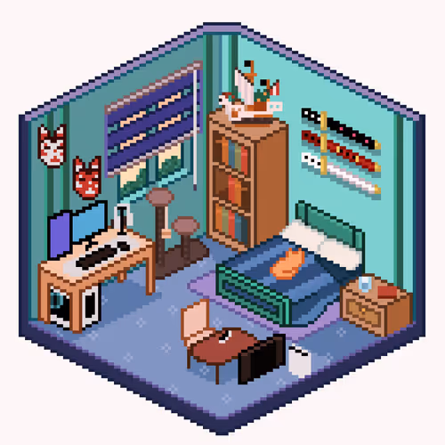 Meowy Pixel Planet
