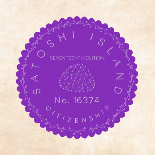 Satoshi Island Citizenship Nfts