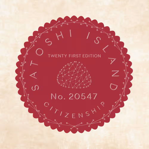 Satoshi Island Citizenship Nfts