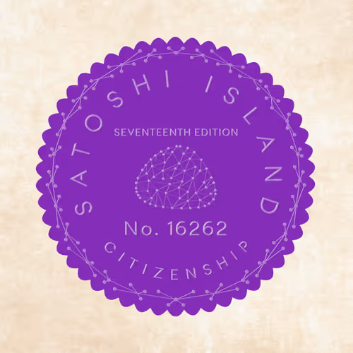 Satoshi Island Citizenship Nfts