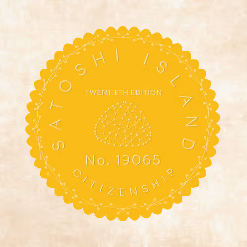 Satoshi Island Citizenship Nfts