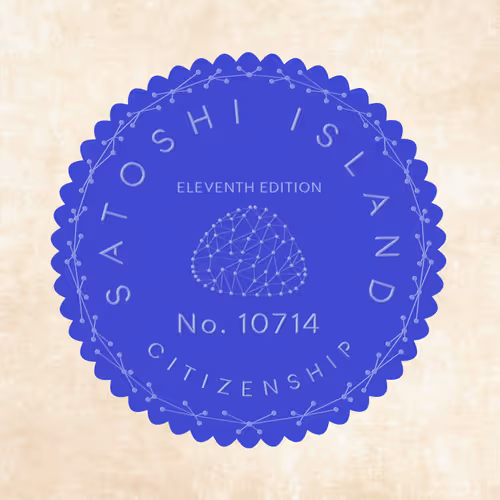 Satoshi Island Citizenship Nfts