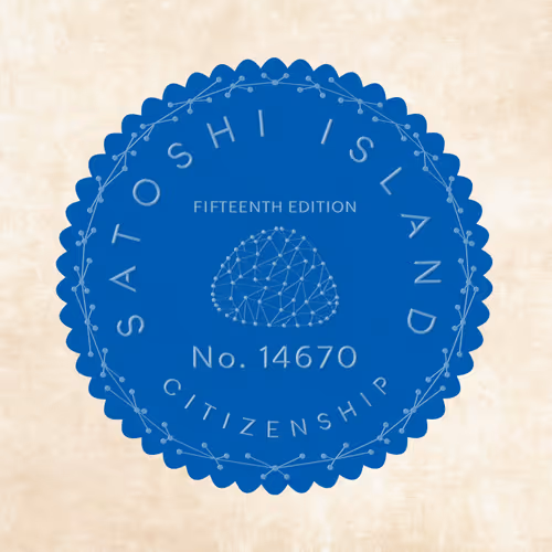 Satoshi Island Citizenship Nfts