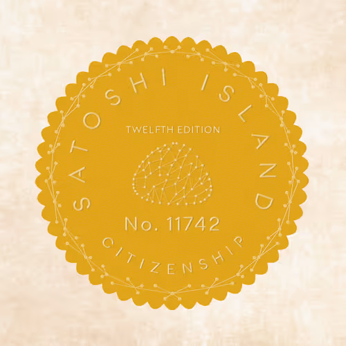Satoshi Island Citizenship Nfts
