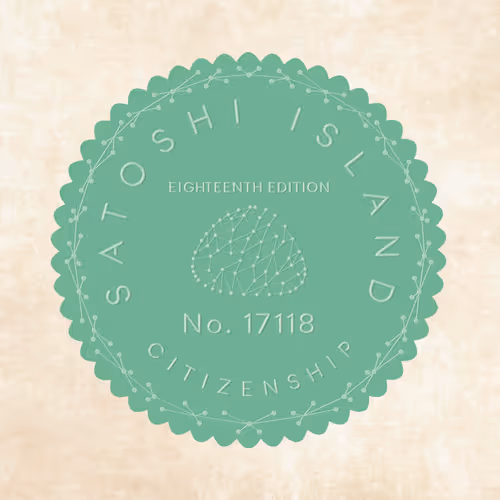 Satoshi Island Citizenship Nfts