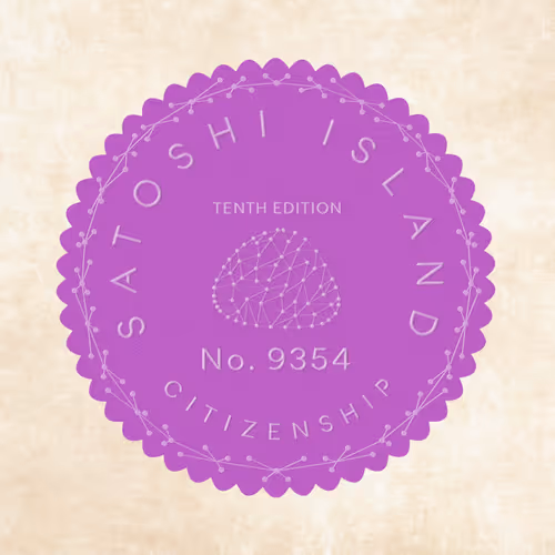 Satoshi Island Citizenship Nfts