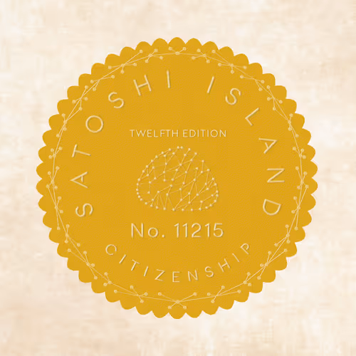 Satoshi Island Citizenship Nfts