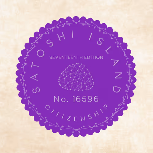 Satoshi Island Citizenship Nfts