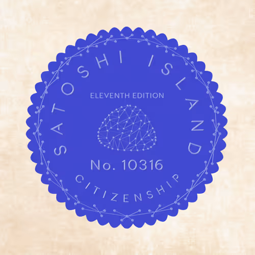 Satoshi Island Citizenship Nfts