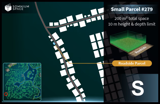 Small #279 (S) parcel in Somnium Space 