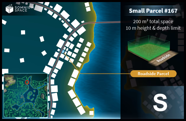 Small #167 (S) parcel in Somnium Space 