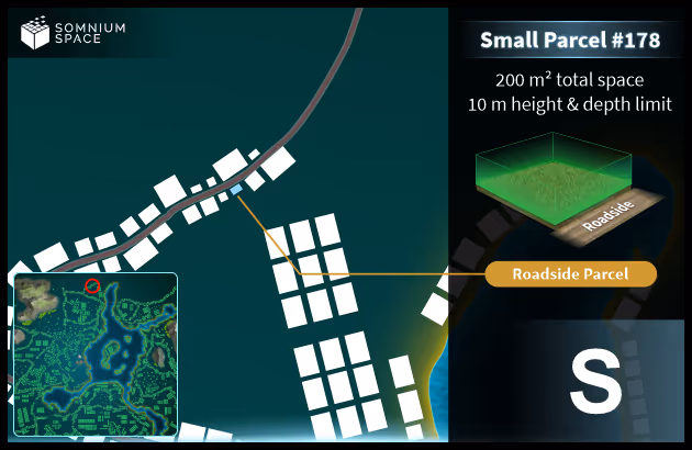 Small #178 (S) parcel in Somnium Space 