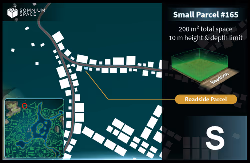 Small #165 (S) parcel in Somnium Space