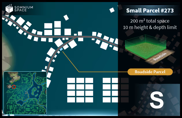 Small #273 (S) parcel in Somnium Space 