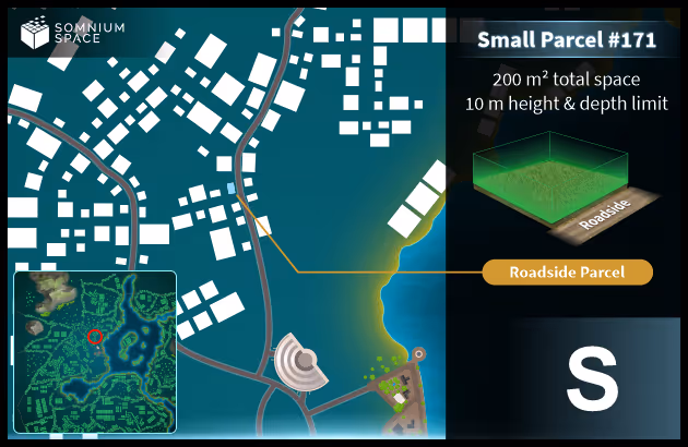 Small #171 (S) parcel in Somnium Space 