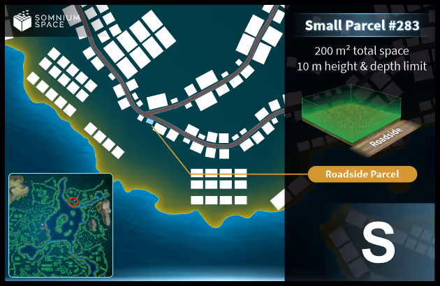 Small #283 (S) parcel in Somnium Space 