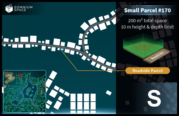 Small #170 (S) parcel in Somnium Space 