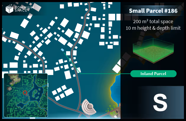 Small #186 (S) parcel in Somnium Space 