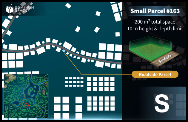 Small #163 (S) parcel in Somnium Space 