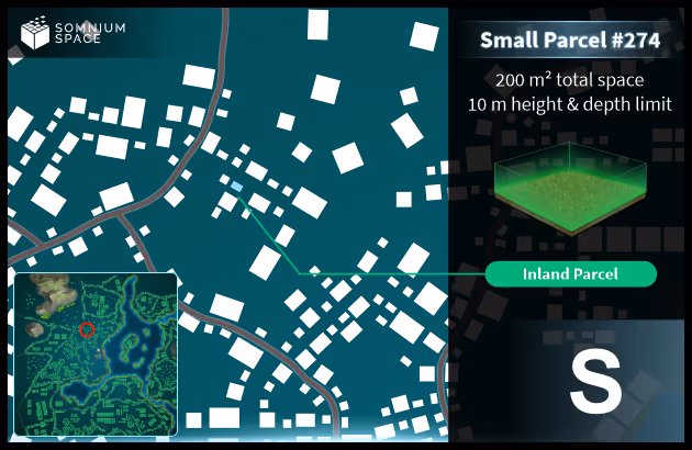 Small #274 (S) parcel in Somnium Space 