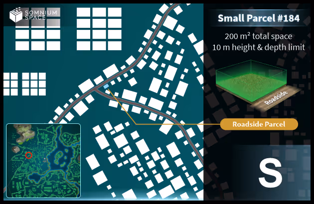 Small #184 (S) parcel in Somnium Space 