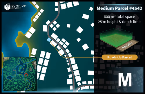 Medium #4542 (M) parcel in Somnium Space