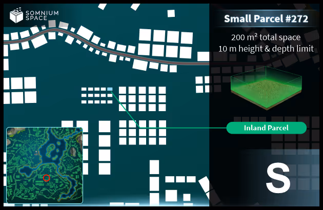 Small #272 (S) parcel in Somnium Space 