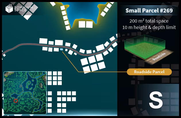Small #269 (S) parcel in Somnium Space 