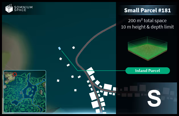 Small #181 (S) parcel in Somnium Space 