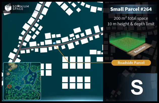Small #264 (S) parcel in Somnium Space 