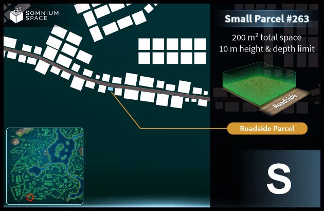 Small #263 (S) parcel in Somnium Space 