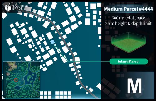 Medium #4444 (M) parcel in Somnium Space