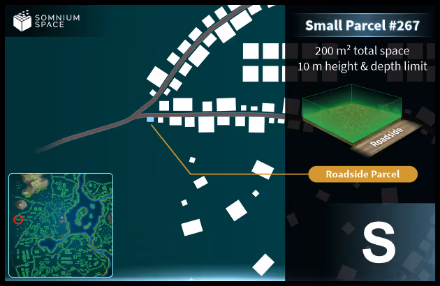 Small #267 (S) parcel in Somnium Space 