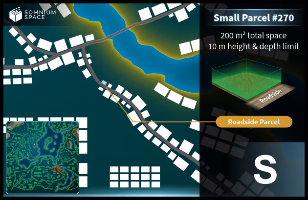 Small #270 (S) parcel in Somnium Space 