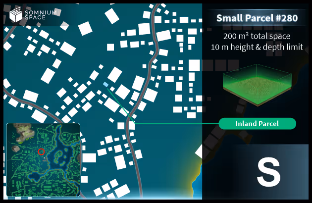 Small #280 (S) parcel in Somnium Space 