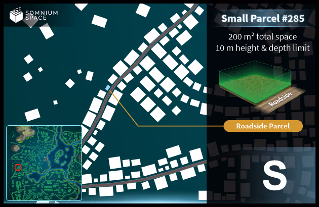 Small #285 (S) parcel in Somnium Space 