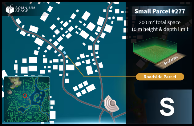 Small #277 (S) parcel in Somnium Space 